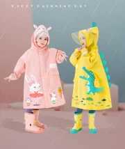 Children Waterproof Raincoat | Cute Cartoon Kids Rain Coat | Boys & Girls Rainwear - Image 5