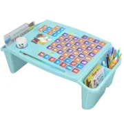 Kids Plastic Study Table Kids Writing Table Baby Playing Table Portable Activity Table - Image 3